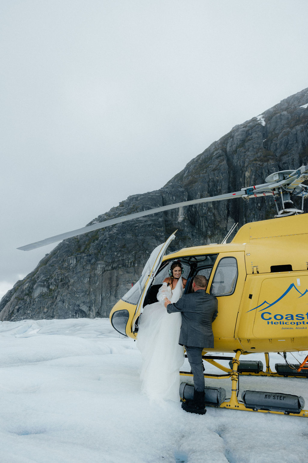Juneau Alaska Helicopter Elopement